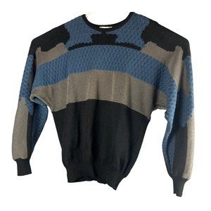 Vintage Men's Carlo Colucci Crew Neck Wool Sweater